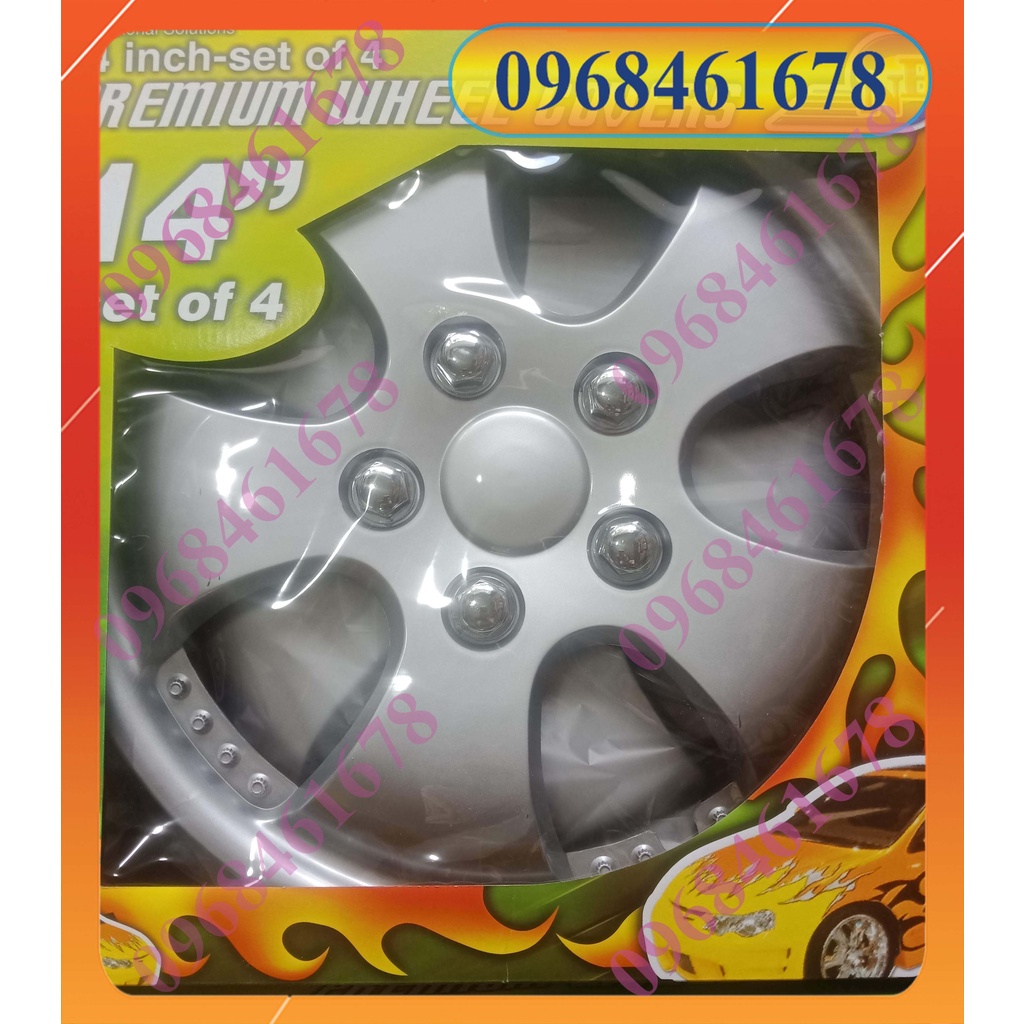 Ốp lazang mâm xe ô tô 13 Inch, 14 Inch, 15 Inch/ Nắp chụp lazang sắt  OEM