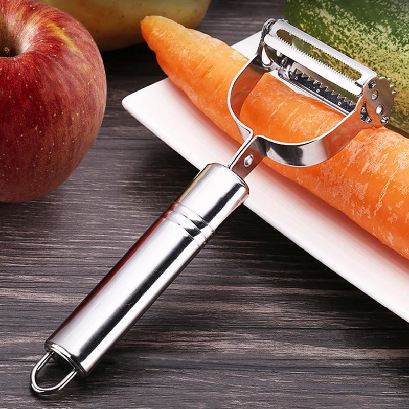 Nạo Rau Củ Quả Inox Cao Cấp Siêu Sắc Đa Năng 2 in 1 NB03