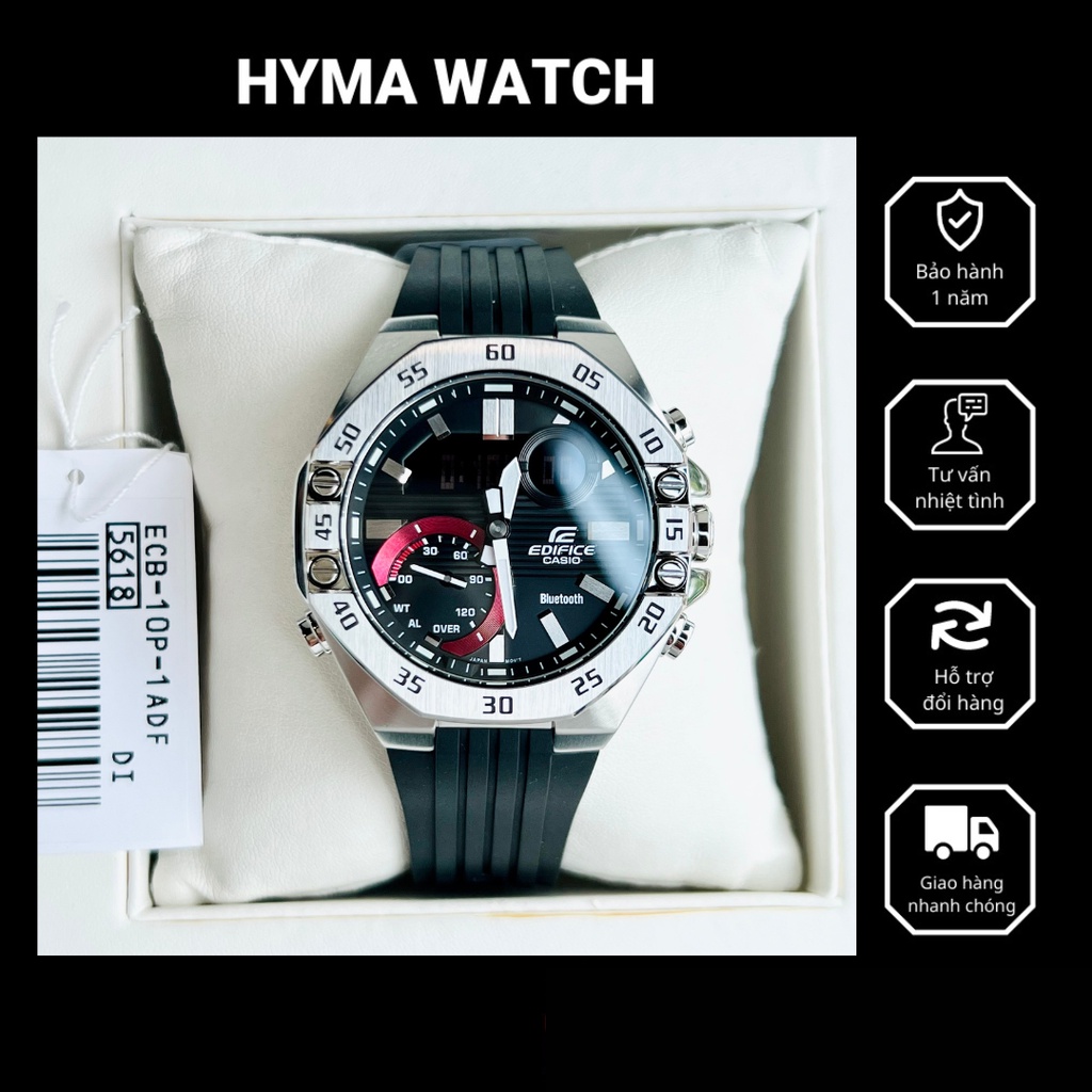Đồng hồ nam Casio Edifice ECB-10P-1A Kết nối blutooth điện thoại Bảo hành 5 năm Hyma watch