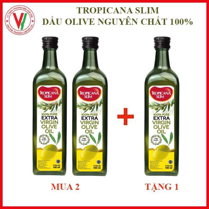 [MUA 2 TẶNG 1]Dầu Olive Nguyên Chất 100% - TROPICANA SLIM