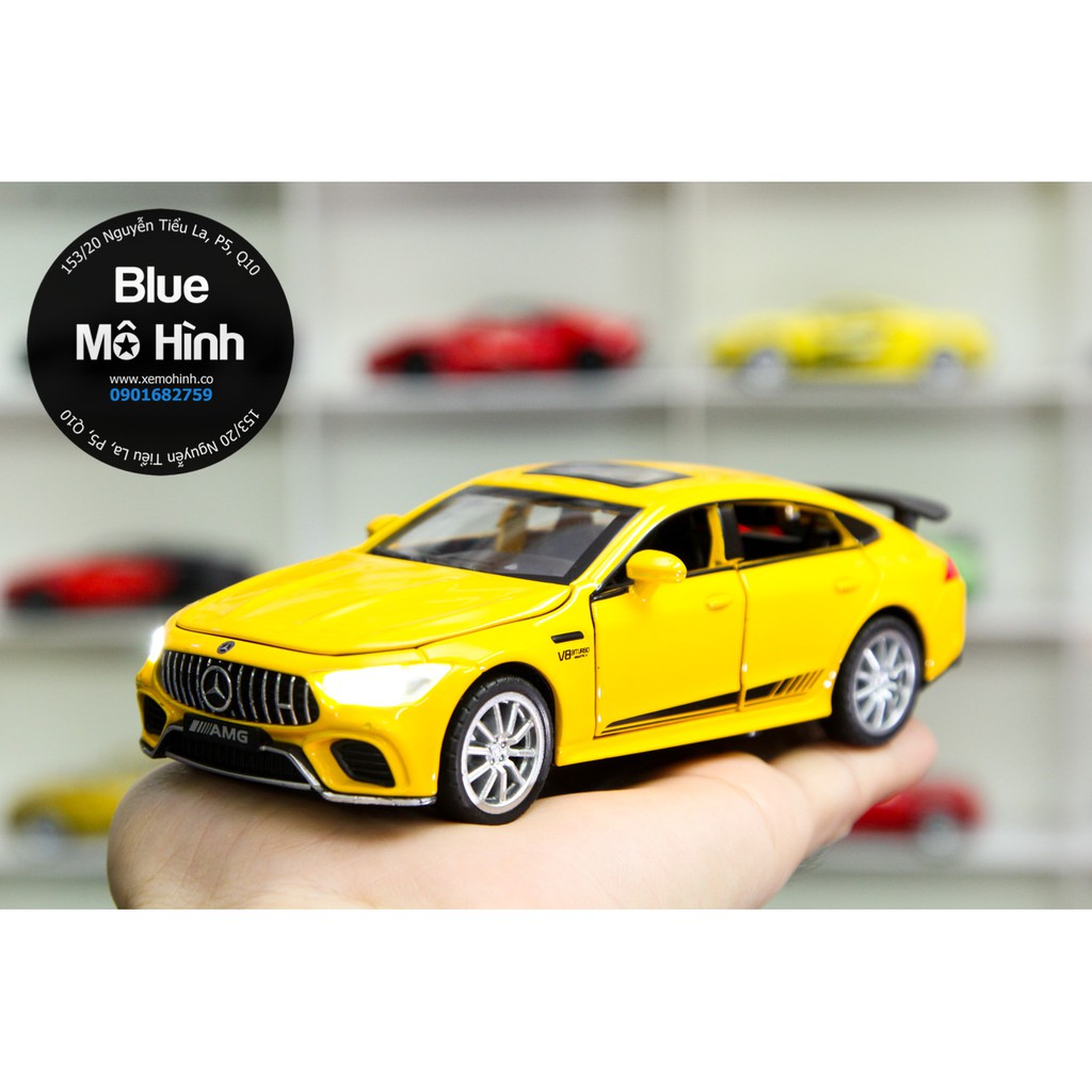 Blue mô hình | Xe mô hình Mercedes AMG GT 63S mở hết cửa 1:32