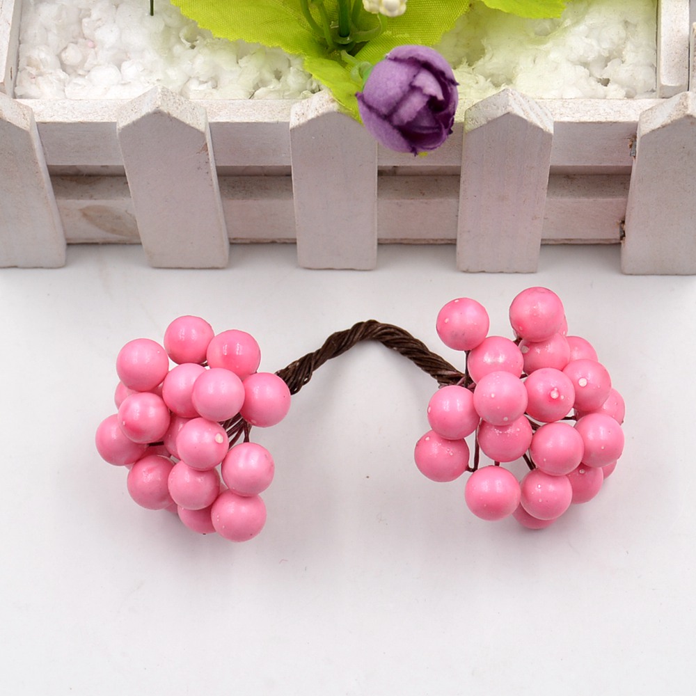 Bó Quả Cherry Giả Mini Trang Trí Tiệc Cưới