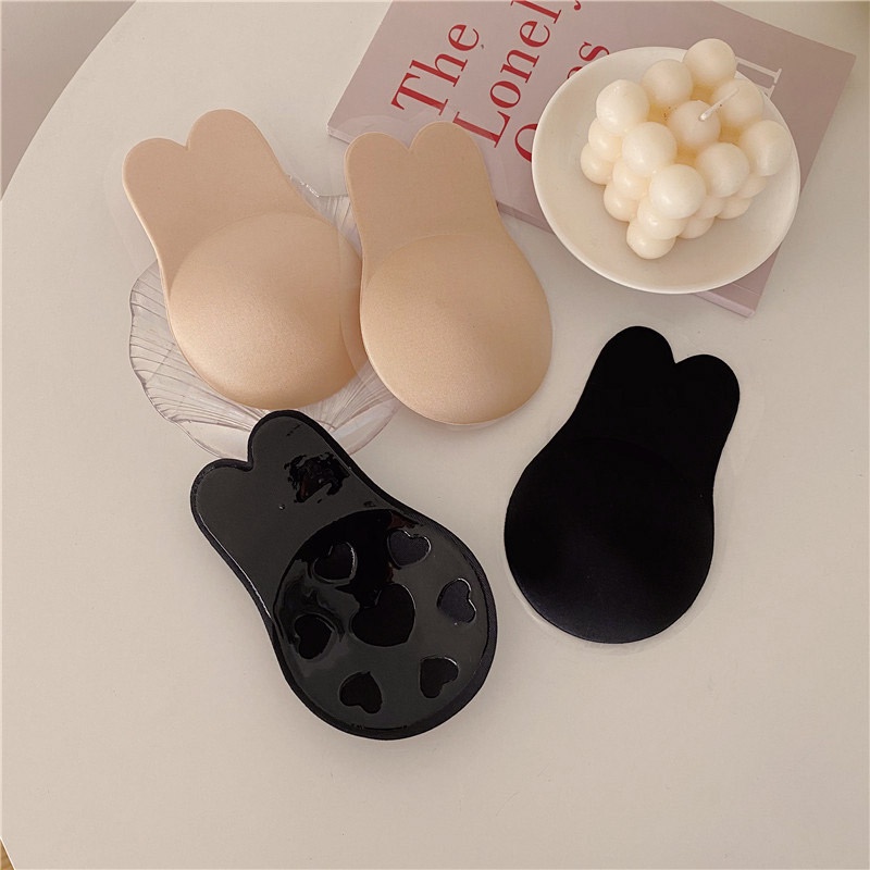 Miếng Dán Nhũ Hoa Thiết Kế Hình Tai Thỏ Dễ Thương Thoáng Khí Dành Cho Nữ