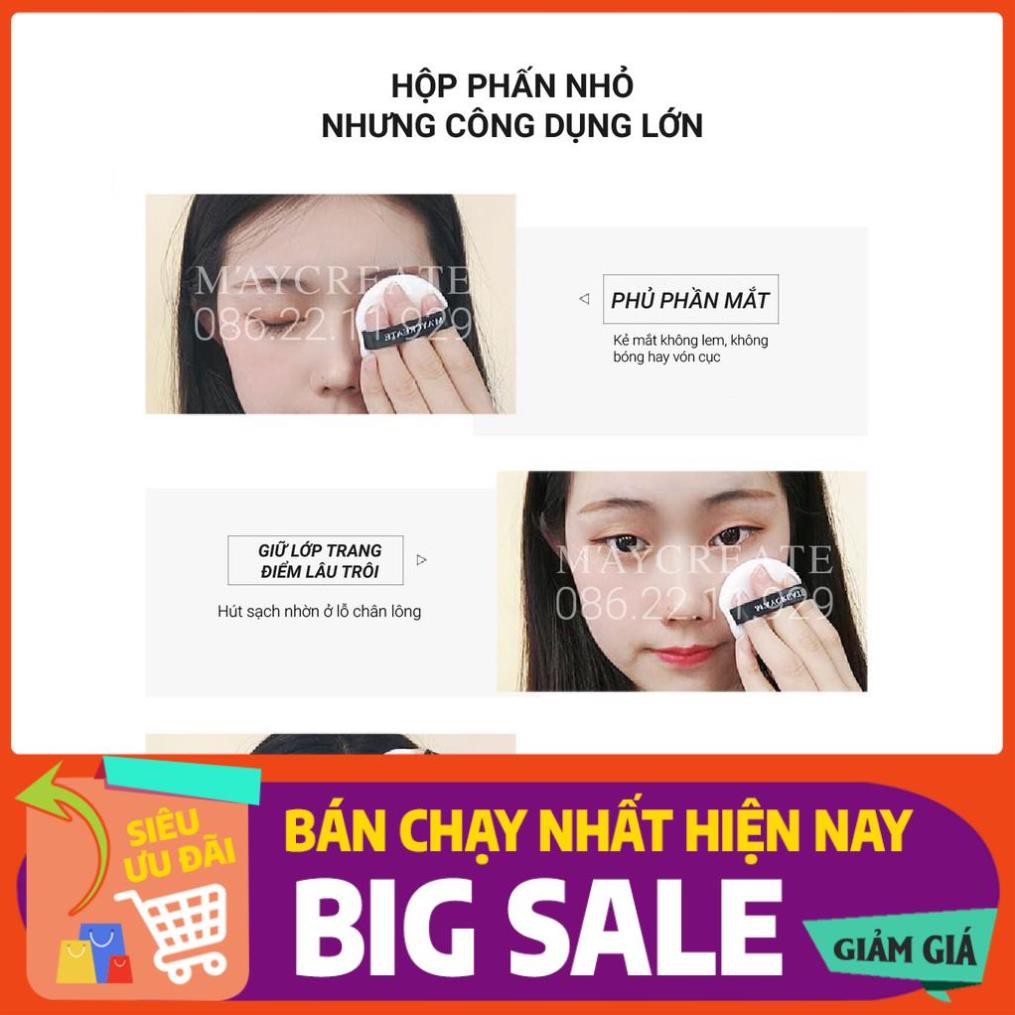 Phấn Phủ Kiềm Dầu 4 Màu Kháng Nước Lâu Trôi Maycreate Hàng Nội Địa Trung