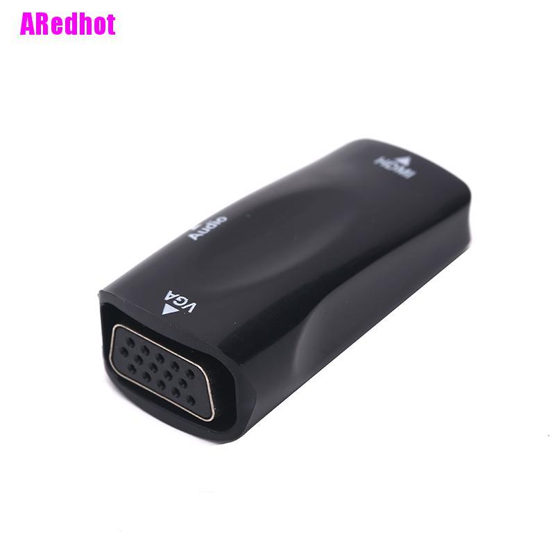 Đầu Chuyển Đổi Từ Cổng Hdmi Cái Sang Vga 1080p Kèm Cáp Âm Thanh Cho Pc Tv