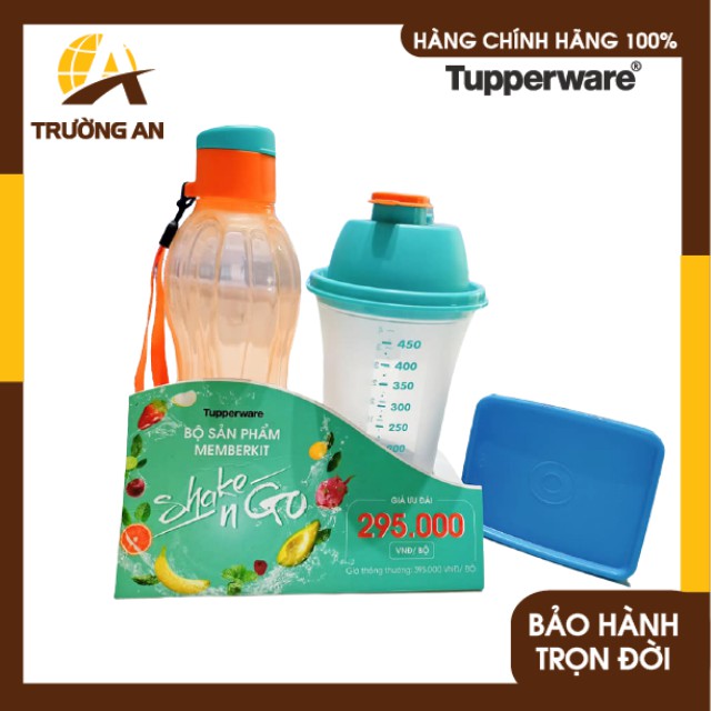 Bộ Bình Lắc Và Bình Nước 500ml MemberKit Shake N Go TUPPERWARE Trường An