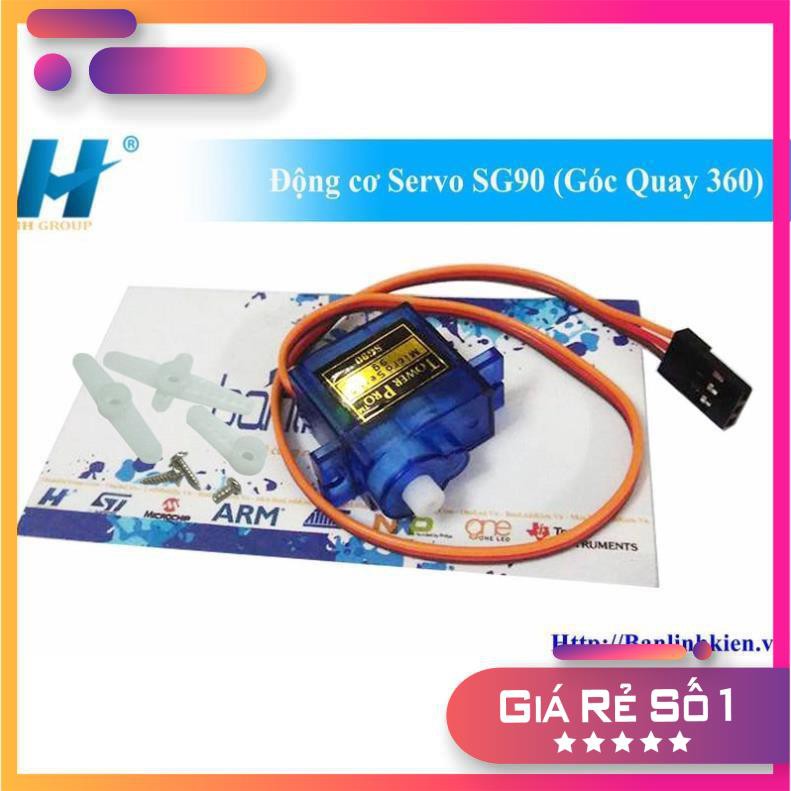 Động cơ Servo SG90 (Góc Quay 360)