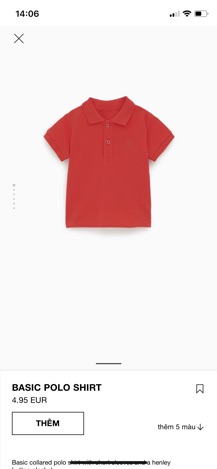 Áo phông polo zara