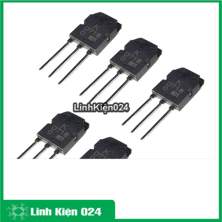 Sò Âm Thanh D718 TO-247 TRANS NPN 8A 120V Hàng Mới Tiện Lợi