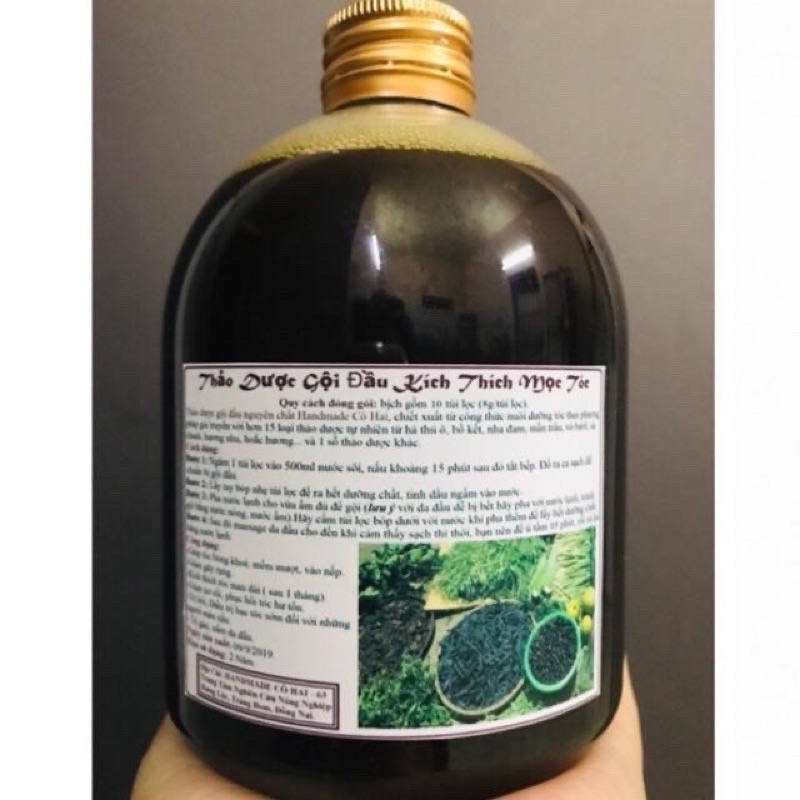 500ml NƯỚC THẢO DƯỢC GỘI ĐẦU 💯 ORGANIC HOMEMADE