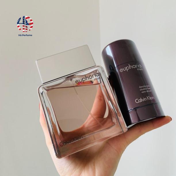 Set Nước hoa nam CK Euphoria men 100ml tặng kèm Lăn khử mùi 75ml - hương thơm mạnh mẽ và gợi cảm