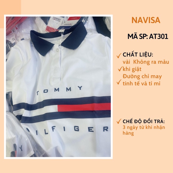 [Mã FATREND27 giảm đến 30k tối đa 99k] Áo thun polo nam nữ unisex form rộng tay ngắn NAVISA AT301 | BigBuy360 - bigbuy360.vn