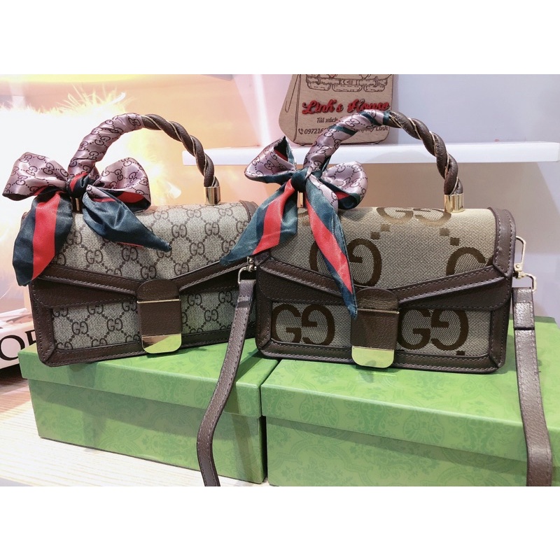 Túi kiềng chữ G mẫu mới fullbox kèm khăn