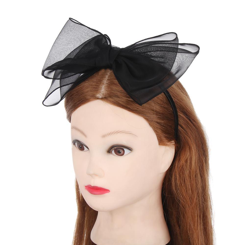 PINEVN Băng Đô Cài Tóc Đính Nơ Ren Lấp Lánh Xinh Xắn Cho Bé Gái