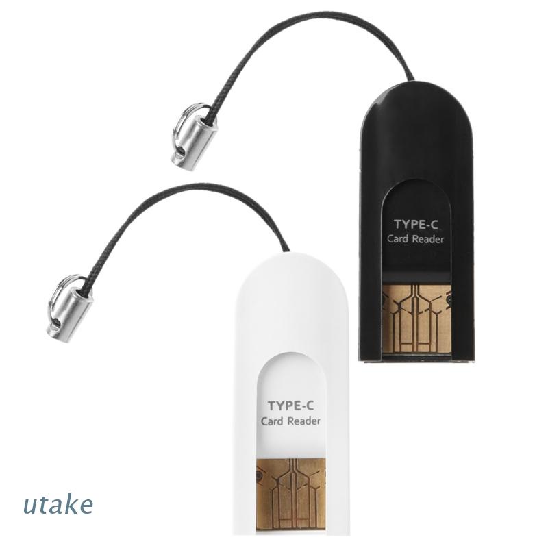 Đầu đọc thẻ nhớ Utake USB Type C sang USB 2.0 Type A Micro SD TF