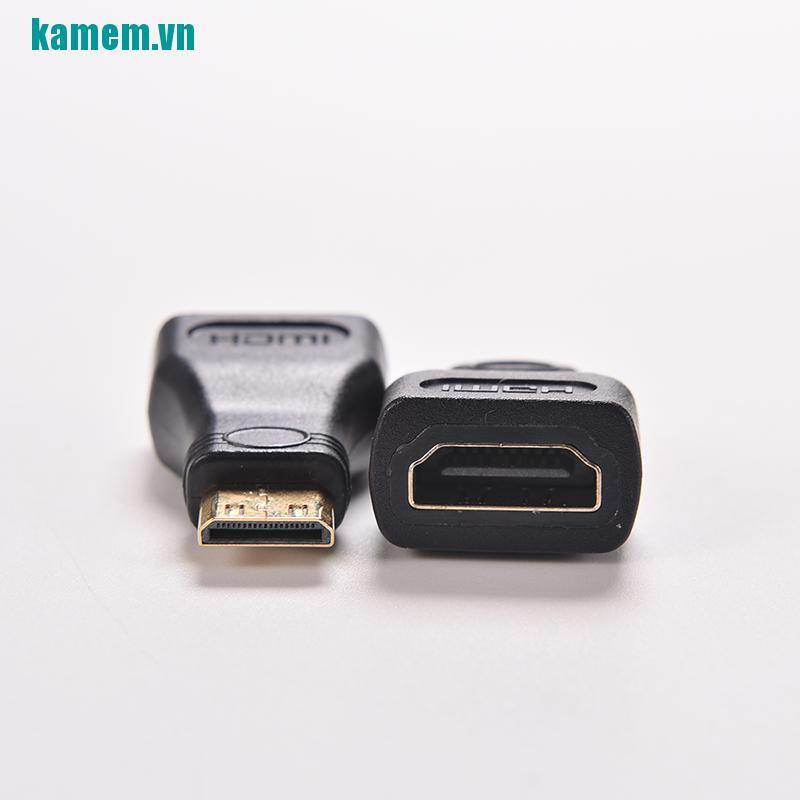 1 Đầu Chuyển Đổi Mini Hdmi Type C Đực Sang Hdmi Type A Female