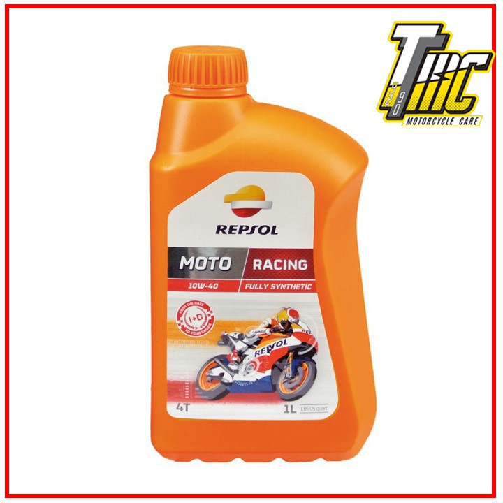 Nhớt Repsol Racing 10W40 4T Fully Synthetic 1 Lít