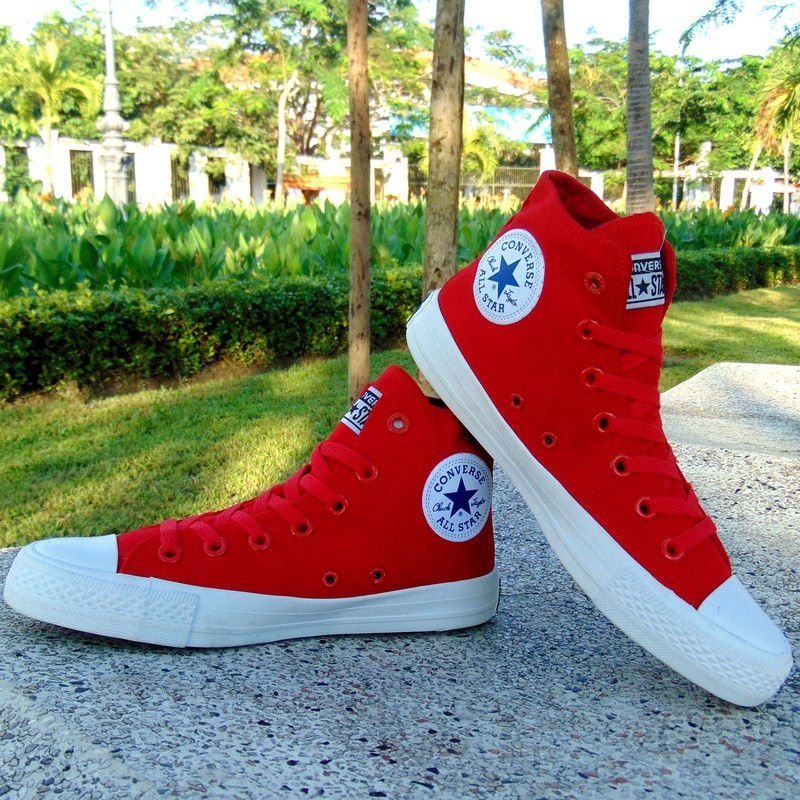 Giày Ck2 AllStar Nam Cổ Cao Đỏ Tươi