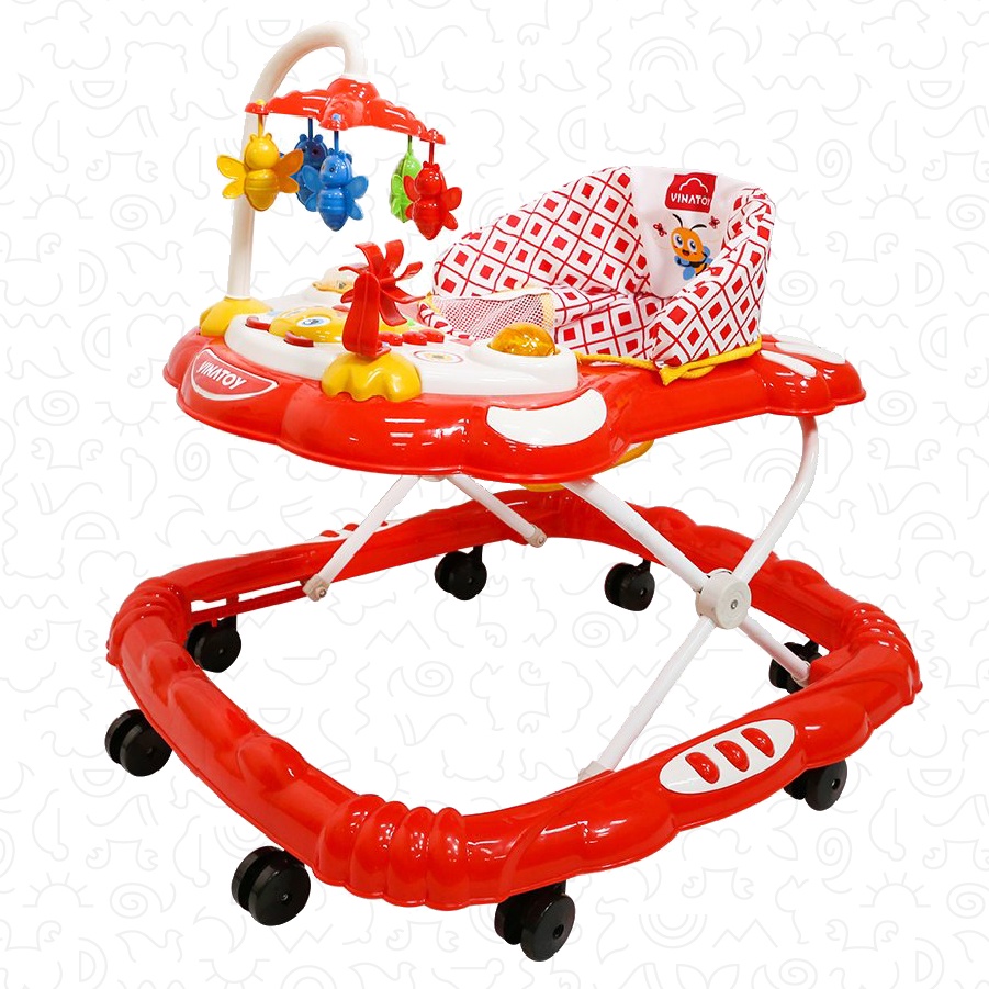 Xe Tập Đi Nhựa Chợ Lớn L4 Con Ong Dành Cho Bé Từ 6 đến 12 Tháng