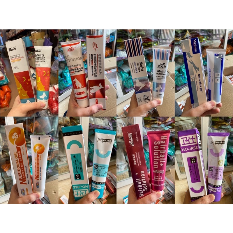 Tổng Hợp Gel Dinh Dưỡng , Gel Tiêu Búi Lông Dành Cho Chó Mèo