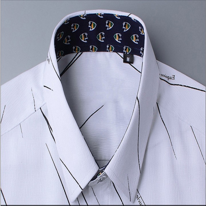 (TRỢ GIÁ) Áo Sơ Mi Nam Dài Tay - Vải Lụa 3D Không Phai, Không Xù Cao Cấp SM00010 | BigBuy360 - bigbuy360.vn
