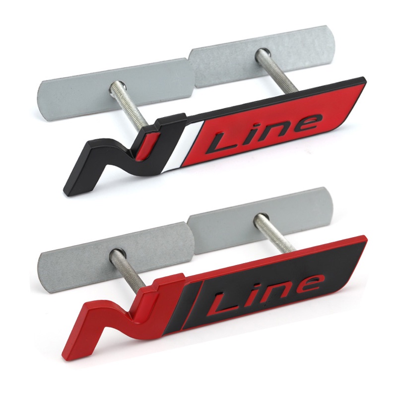 Nhãn Dán Trang Trí Xe Hơi Bằng Kim Loại Cho Hyundai I30 2021 Sonata Elantra Veloster Kona Tucson N Line