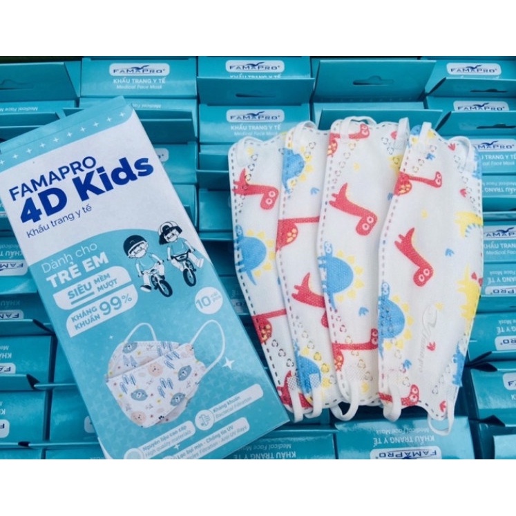 KHẨU TRANG KF94 CHO BÉ HỘP 10 CÁI FAMAPRO