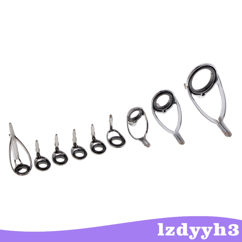 Bộ 9 Vòng Dẫn Cần Câu Cá 5 # 5 # 5.5 # 6 # 8 # 10 # Lzdyyh3