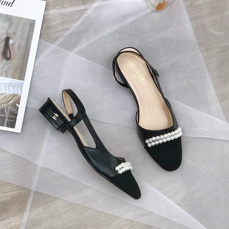 Sandal ngọc hở eo 2p mã H72