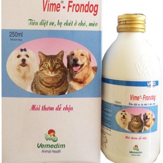 Xịt trị ve, bọ chét ở chó mèo vime frondog