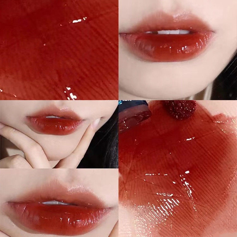 [Hàng mới về] Son bóng OMBU tráng gương thiết kế vỏ hình gấu dễ thương