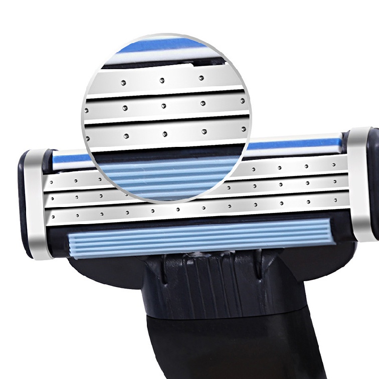 4/8/16/24 Lưỡi dao cạo râu thay thế bằng thép không gỉ Gillette MACH 3