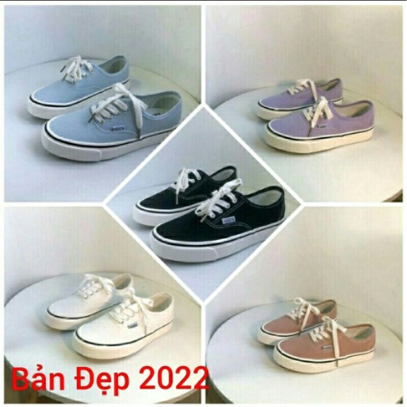 GIÀY VANS Nam Nữ - Vans trơn nhiều màu dáng Vans Classic 2021-Hàng đẹp, ôm chân, đế êm vans bánh mì