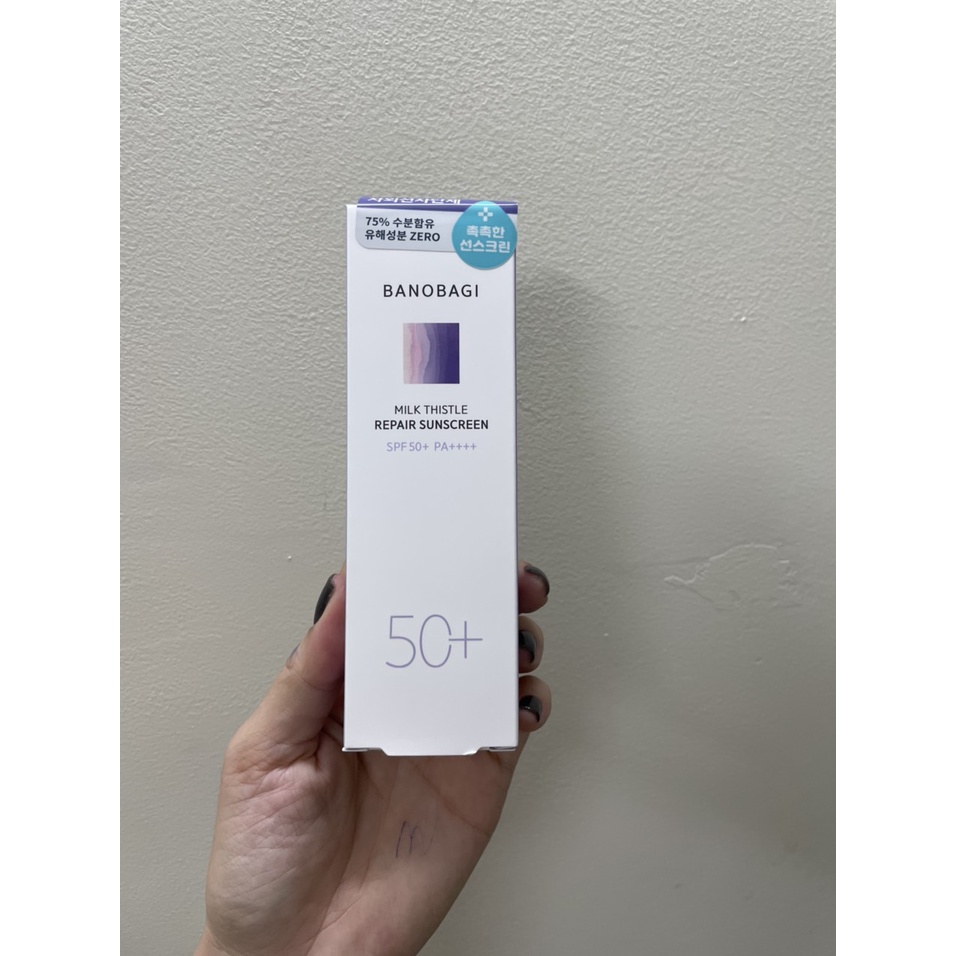 Kem chống nắng không màu  Repair sunscreen banobagi 50+ pa++++