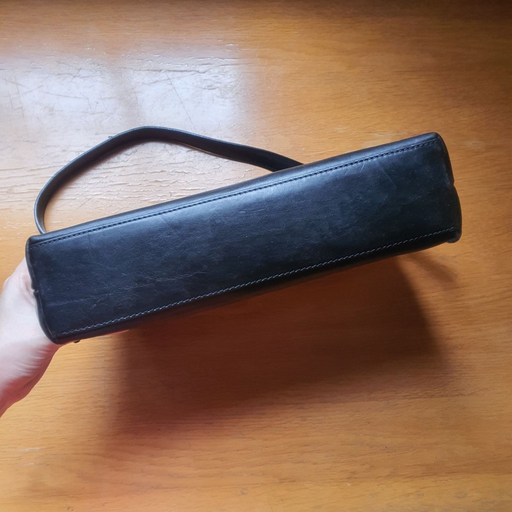 Túi đeo vai da thật hiệu Nicole St Gilles - Paris cổ điển da mềm thơm - Em và nắng