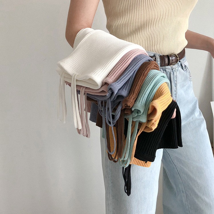 Áo Dệt Kim Hai Dây Sợi Bún Cổ U Dáng Ôm Tôn Dáng Vải Mềm Mại Thoáng Mát - MSP T36 | BigBuy360 - bigbuy360.vn