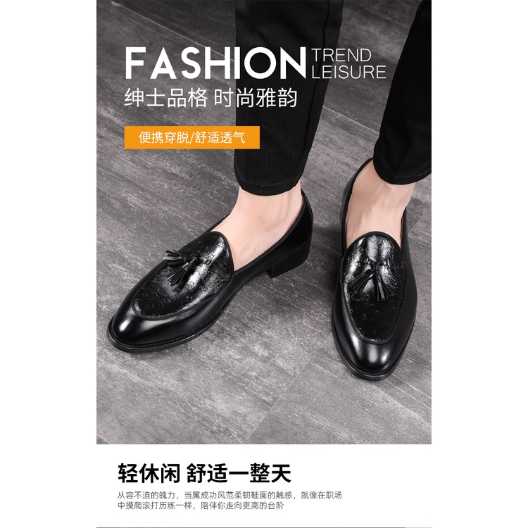 Giày Da Nam Kiểu Dáng Sang Trọng Size 37-48