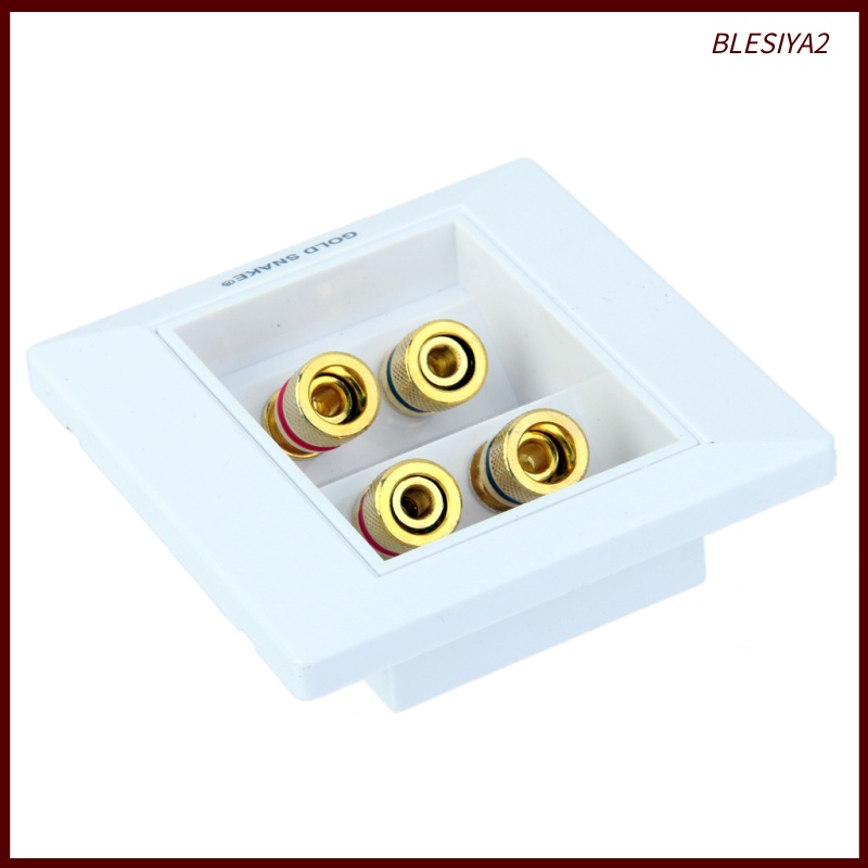 [Besiya2] Loa Âm Thanh Gắn Tường 4 Chốt Cắm 86x86mm
