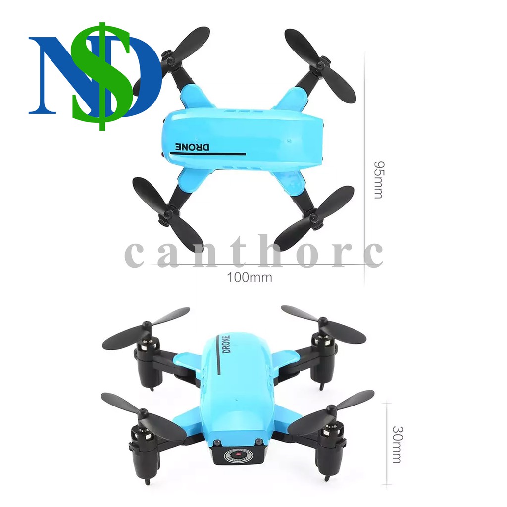 Flycam toys mini Drone TRACKER Máy Bay Không Người Lái 801 2.4G WIFI 720P Mini Có Thể Gập Lại Điều Khiển Từ Xa