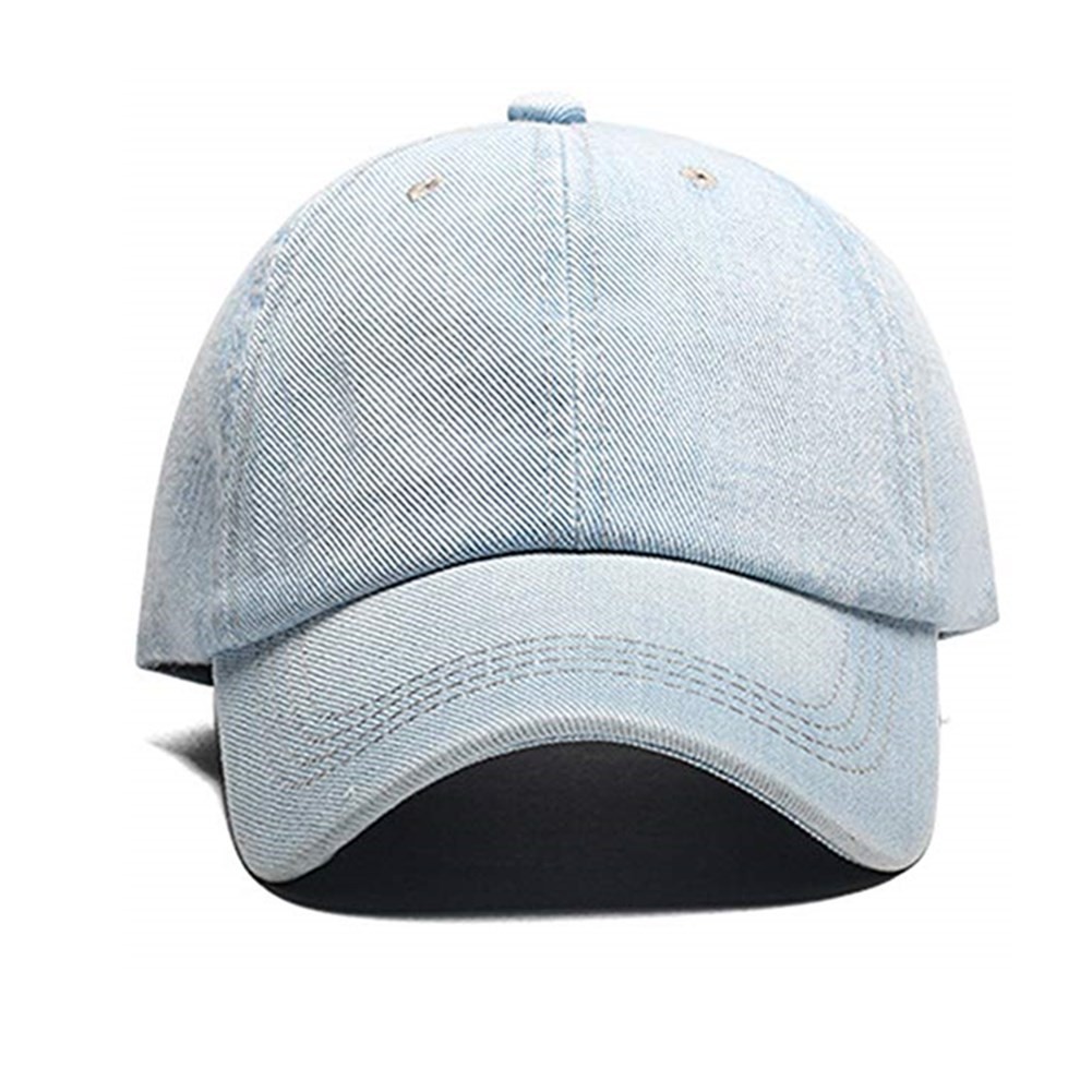 Mũ Lưỡi Trai Denim Cotton Chống Nắng Có Thể Điều Chỉnh Cho Nam Nữ