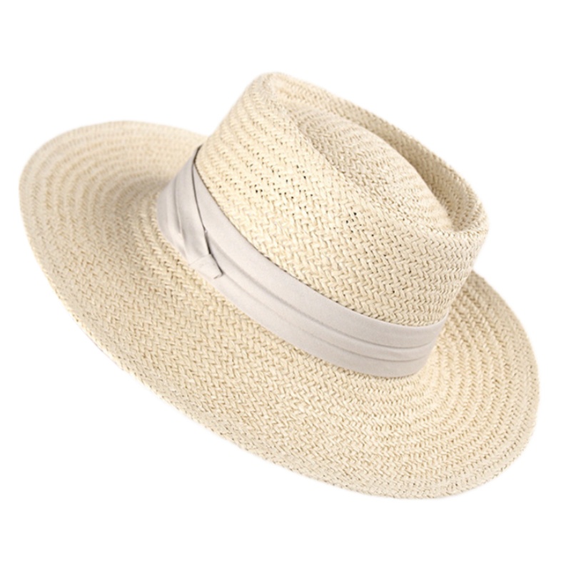 Brroa Mũ Cói Rộng Vành Chống Nắng Mùa Hè Có Dây Đeo Có Thể Điều Chỉnh Cho Nữ