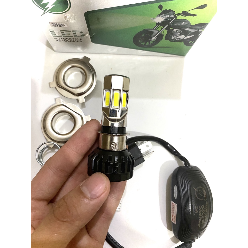 Đèn pha led 6 tim RTD-M02E Chính Hãng Lắp Ô Tô Xe Máy Mẫu Mới 2023