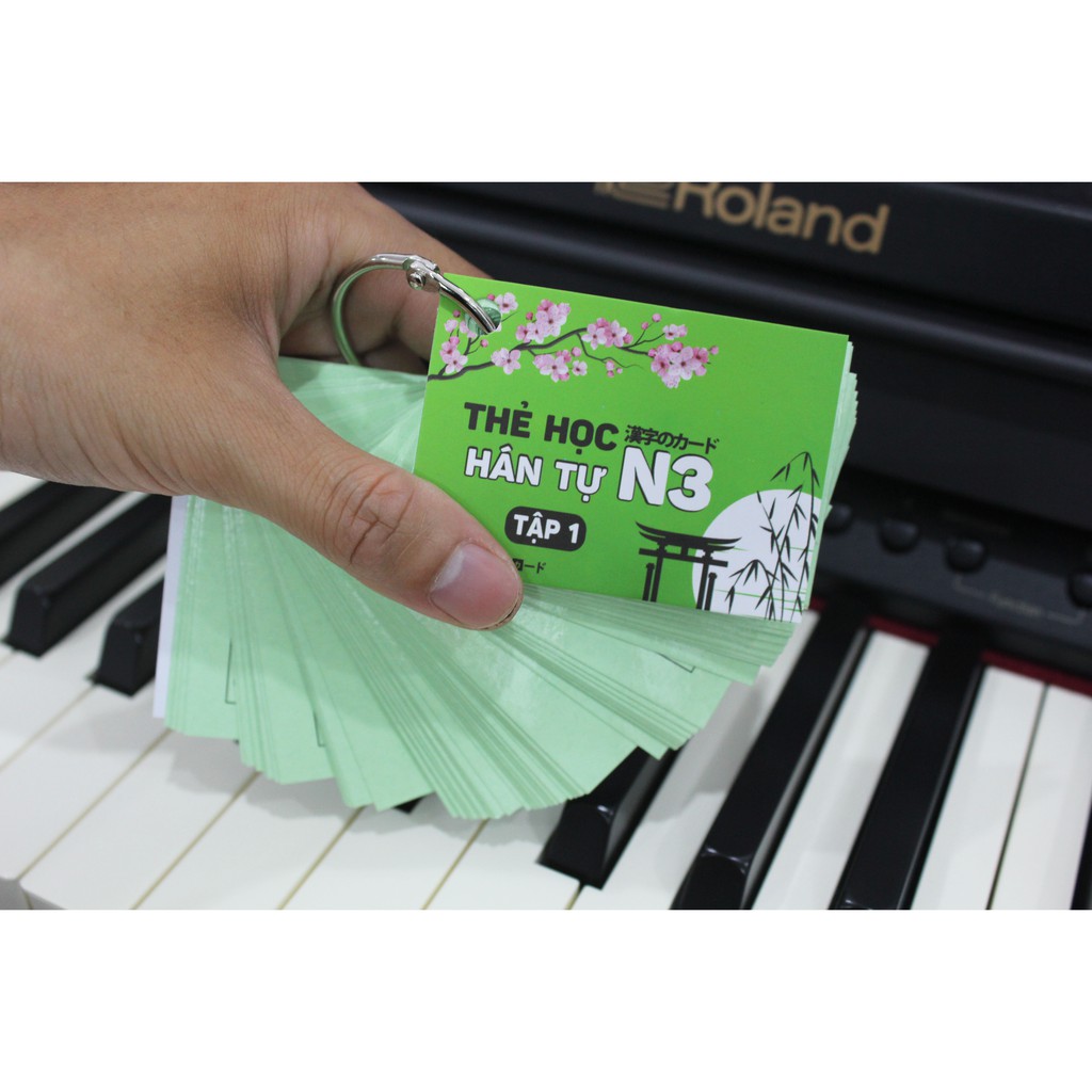 Thẻ Học Hán Tự Tiếng Nhật N3 - Flashcards Kanji Trung Cấp