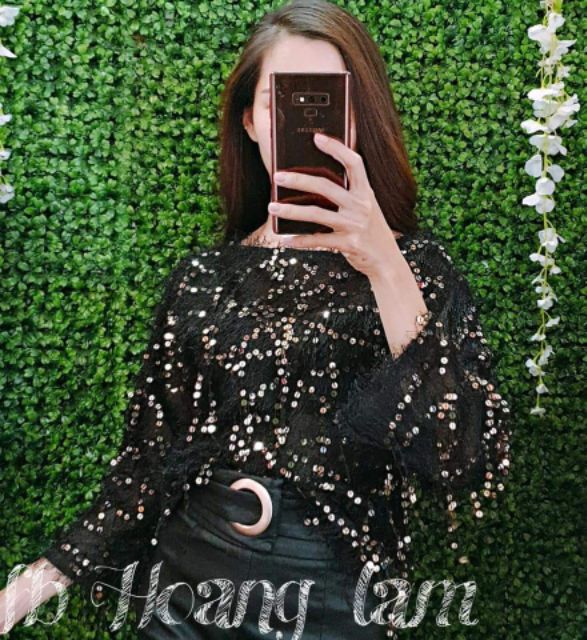 2 Áo lông phối kim sa