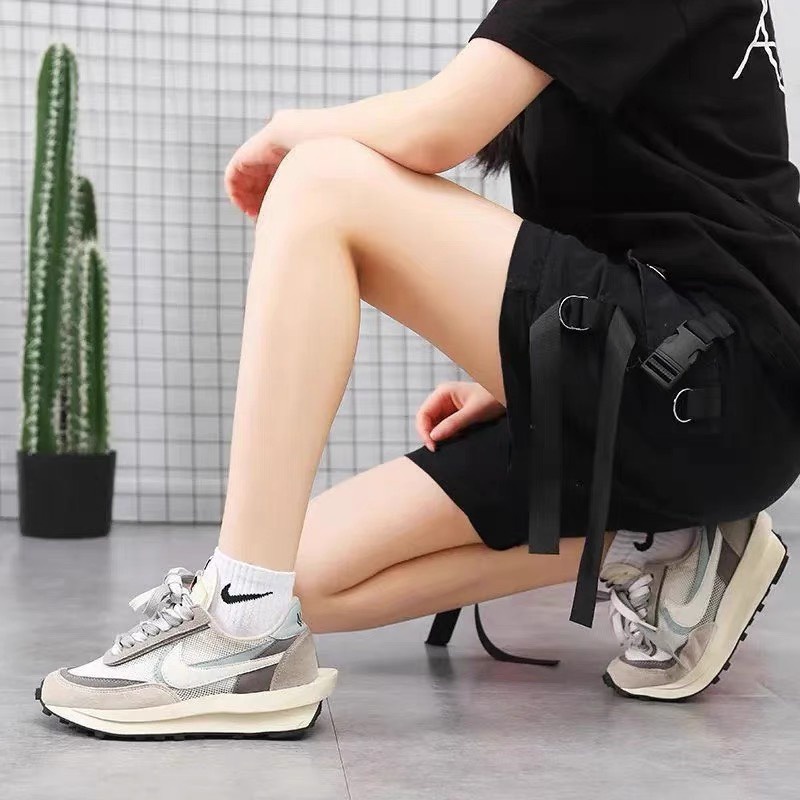Set 5 Đôi Tất nam nữ cổ cao cổ thấp thể thao thời trang cao cấp màu trắng, màu đen Ni,ke