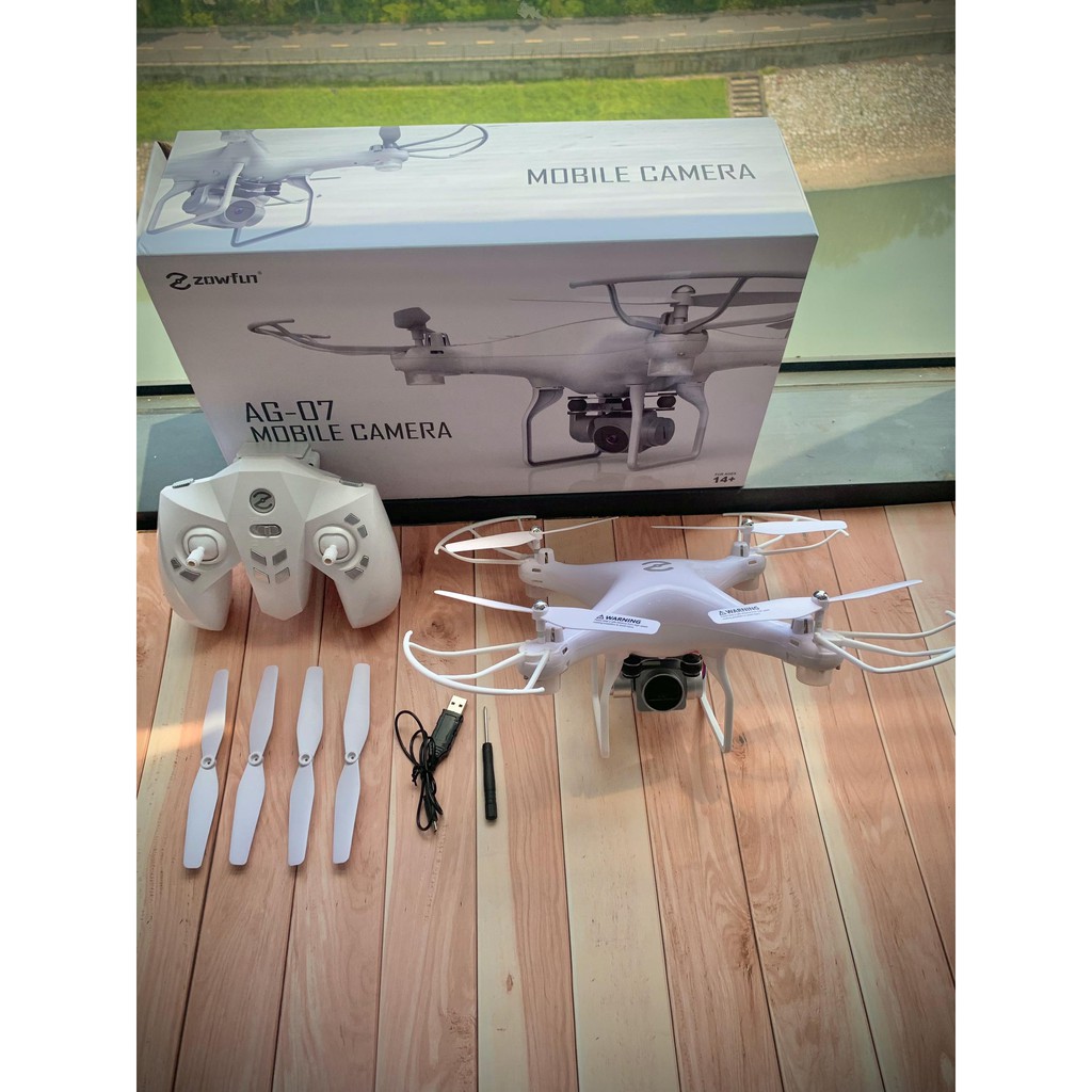 💥FREESHIP💥flycam AG07 camera 1080 sắc nét, Gimbal 2 trục, động cơ không chổi than mạnh mẽ | WebRaoVat - webraovat.net.vn