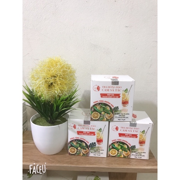 TRÀ HỒNG ĐÀO CAM SẢ TẮC