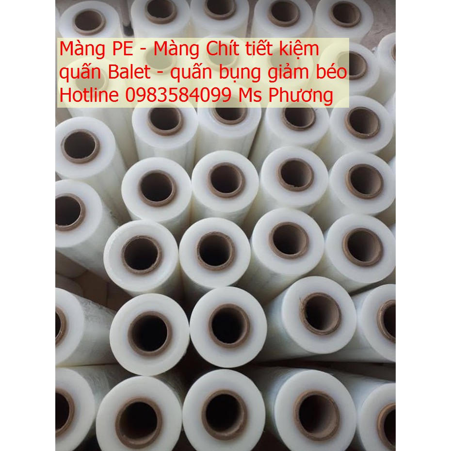 Bán sỉ 1 cuộn Màng cuốn đa năng [50cm - 2.4kg] màng PE bọc Pallet, tránh bụi hàng hoá , đồ dùng, quấn bụng giảm béo