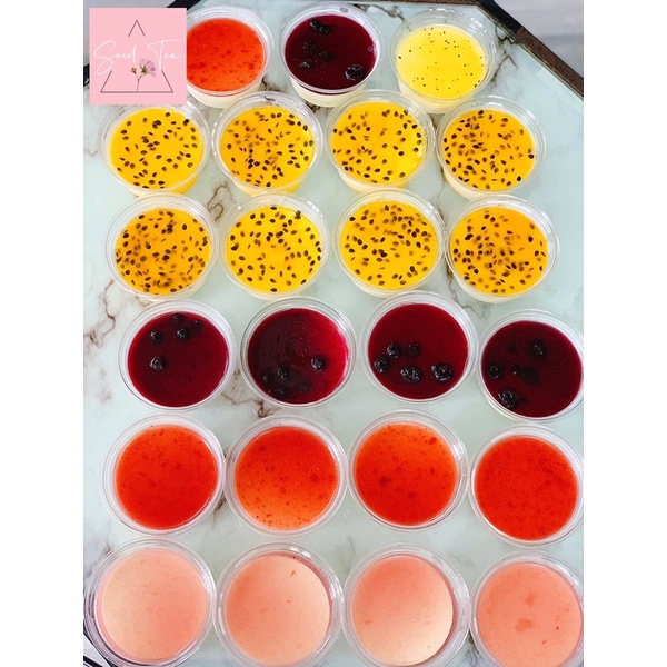 Panna cotta trái cây size L