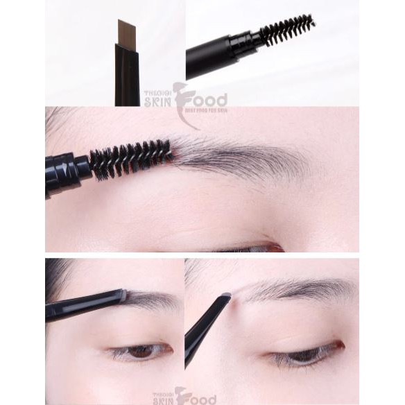 Chì Kẻ Mày Ngang Hai Đầu Hope Girl 3D Edge Eyebrow Pencil 0.35g